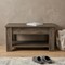 Homeroots 40in Dark Brown Wood Storage Bench With Flip Top 477604 - alternate 2