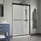 Craft And Main Sliding Shower Door, 46x65in, Frameless CVSS4665-CL-MB - alternate 2