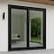 Vdomdoors Patio Exterior Metal-Plastic Sliding Doors / Patio 8177 Matte Black 64" x 80" Left active door / Te PATIO8177BLK-6480-RH - alternate 2