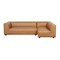 Manhattan Comfort Lukas 118 in Right-Facing 2-Piece Sectional Sofa in Camel SF1927-CL - alternate 1