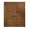 Sartodoors Interior Solid French Double Doors 56 x 84 inches, Ego 5010 Cognac Oak Veneer, Wood Interior Solid EGO5010DD-DKO-5684 - alternate 1