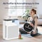 Edendirect 1100 sq. ft. H13 HEPA Personal Air Purifier in White with PM2. 5 Sensor, Sleep Mode, Black ZR-X004ATHXAN - alternate 2