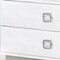 Homeroots 19" White Solid and Manufactured Wood Two Drawer Nightstand 491582 - alternate 2