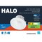 Halo RL4 Series Baffle Trim, 4 in Dia Recessed Can, Aluminum Body, White, Matte RLD4069301EWHR - alternate 2