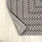 Jonathan Y Chevron Modern Concentric Squares Black/Light Gray 2 ft. x 8 ft. Indoor/Outdoor Runner Rug SMB206B-28 - alternate 3