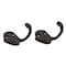 National Hardware V163 Cloth Hook, 35 lb, 2-Hook, Zinc, Oil-Rubbed Bronze, 2PK N330-829 - alternate 2