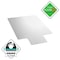 Floortex Chair Mat 48"x60", Traditional Lip Shape, Clear, for Carpet FR1115223LR - alternate 3