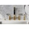 Kingston Brass Bridge Kitchen Faucet with Brass Sprayer, Polished Brass KS8252CKLBS - alternate 2