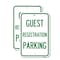 Signmission Guest Registration Parking, 18'' X 24'' 2 Signs, Heavy Gauge Aluminum, 2PK A-1824-2PACK-23923 - alternate 1