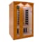 Saunaspa Indoor Cabin Sauna, Hemlock, Infrared Heating Panels, Tempered Glass Door, Chromotherapy Lighting MNSC0015 - alternate 4