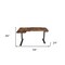 Homeroots 59" Adjustable Brown and Black L Shape Computer Desk 528669 - alternate 3