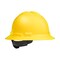Malta Dynamics Full Brim Hard Hat, Polyethylene, 4 Point Ratchet, Type 1, Class E and G, Yellow HHY2004 - alternate 1