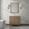 James Martin Vanities Kinnsden 36" Single Vanity, Weathered Oak w/ 3 CM Eternal Jasmine Pearl Silestone Top D680-V36-WTO-3EJP - alternate 3