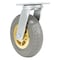 Vestil Flat-Free Swivel Caster 8 In. Diameter x 2 In. Width 661 Lb. Capacity Dark Gray/Gold CST-VE-8X2FF-S - alternate 2