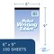 Roaring Spring Case of Writing Tablets, 6"x9", Wide Ruled, 100 Sheets/Pad, Fits in a Standard 6 3/4" Size Envelope, PK48 63046cs - alternate 2