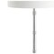 Jonathan Y Hall 62 in. Metal LED End Table Floor Lamp, Chrome JYL2012B - alternate 2