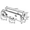 G.A.S. Hardware P.E. Tandem Roller for Sliding Glass Doors DR269SP - alternate 2