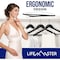 Lifemaster Wooden Hanger Set, Non-Slip, 360 Deg Swivel Hook, Space-Saving, Black, 30PK LMWD30BK - alternate 2