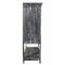 Homeroots 40in Distressed Wash Dark Gray Solid Wood Two Door Accent Cabinet 490160 - alternate 1