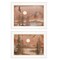 Homeroots Set Of Two Full Moon I and II 1 White Framed Print Wall Art, 2PK 407188 - alternate 1