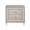 Homeroots 26" Solid and Manufactured Wood And Mirrored Glass Nightstand 384037 - alternate 1
