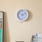 Clockswise White 8-In Analog Clock - Silent, Non-Ticking for Wall, Office Desk, Table and Shelf QI004744.WT.8 - alternate 4