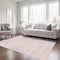 Homeroots 8' X 10' Pink And Gray Geometric Washable Indoor Outdoor Area Rug 594410 - alternate 3