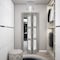 Sartodoors Sliding Closet Bi-fold Doors, Lucia 2552 Ginger Ash with Frosted Glass, Sturdy Tracks Moldings Tri LUCIA2552BF-SSS-60 x 80 (2* 30x80) - alternate 3
