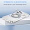 Alpha Digital iPhone 17 PRO Case w/ Magnetic Ring Stand- Full Protection, Soft Flex -360 shockproof IP17PR-CLEAR - alternate 2