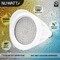 Nuwatt 25W White LED Bullet Light 3000K/4000K/5000K 3CCT IP65 Outdoor Waterproof Lighting, Knuckle Mount NW-BLT-25W-3CT-KN-WH - alternate 4