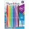 Paper Mate Flair DUAL Pens, Brush & Medium Tips (0.7mm), 0.7 mm Medium Pen Point, Assorted Ink, 4PK 2181604 - alternate 1