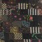 Homeroots 70" X 50" Black Kantha Cotton Patchwork Throw Blanket with Embroidery 516590 - alternate 3
