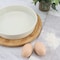 Martha Stewart Everyday Color Bake 8 Inch Carbon Steel Round Cake Pan in Linen 141030.01 - alternate 2
