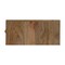 Homeroots 18" Natural Solid Wood Carved Geometric One Drawer Floating Nightstand 653838 - alternate 6