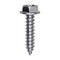 Auveco 8 x 3/4in Indented Hex Head Tapping Screw 1/4in Hex Zinc, 100PK 2485 - alternate 1