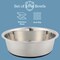 Petmaker Set of 2 Stainless Steel Dog Bowls 64oz Double Wall Insulated Non Slip Metal for Medium-Large Pets PET6428 - alternate 5