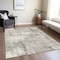 Homeroots 5' X 8' Beige And Gray Geometric Washable Indoor Outdoor Area Rug 618584 - alternate 3