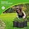Healsmart 3 Gallon Nonwoven Grow Bags, Aeration Fabric Pots with Handles, Black, 6PK GLGROWBAG3X6LITEBLK - alternate 2