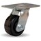 Hamilton General Service Swivel Caster, 4" x 2" Plastex Phenolic Wheel, 3/4" Straight Roller Bearing S-GS-4P - alternate 1