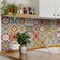 Homeroots 12" X 12" Multi-color Mediterra Mosaic Peel and Stick Tiles 555953 - alternate 3