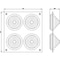 Siemens ALPHA 1250 DIN cable entry flange for lower flange opening in the floor 8GK9100-0KK17 - alternate 2