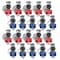 Mytee Products 20 Pcs 37 Degree Angle Glad Hand for Semi Trucks Trailers Aluminum (Red & Blue), 10PK MP-ABGH-AMESx20 - alternate 1