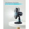 Black & Decker Desk Fan for Home and Office, 12in. Fan with 3 Speed Settings, Black BFDT12SB - alternate 2