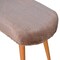 Homeroots 31in Brown Solid Wood Storage Bench With Cabinet 718234 - alternate 2