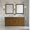 James Martin Vanities Bellshire 72" Double Vanity, Honey Oak w/ 3 CM Lime Delight Silestone Top 660-V72-HNO-3LDL - alternate 2