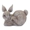 Homeroots Set of Four 4" Gray and Brown Polyresin Rabbit Figurine Tabletop Sculpture, 4PK 518145 - alternate 2
