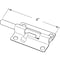 Prime-Line Door and Gate, Slide Barrel Bolt Latch 4 inch with Screws, Zinc Plated, Rust Resistant (Single Pack) U 117570 - alternate 3