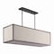 Jonathan Y Cole 42" 4-Light Minimalist Industrial Rectangular Linen Iron Linear LED Pendant, Oil Rubbed Bronze/B JYL1312A - alternate 3