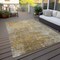 Homeroots 8' X 10' Beige Taupe And Ivory Abstract Washable Indoor Outdoor Area Rug 577640 - alternate 3