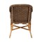 Bali & Pari Luis Bohemian Natural Seagrass and Rattan Arm Chair 250-13658-ZORO - alternate 2